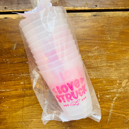 Love Struck- Set of 10 Reusable Cups