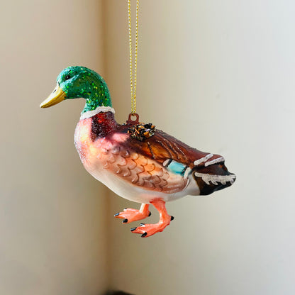 Mallard Duck Bejeweled Ornament