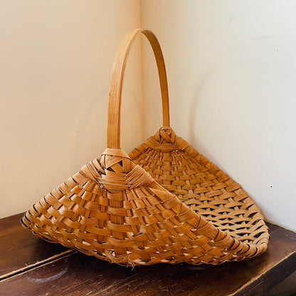Large Flower Gathering Basket- Vintage