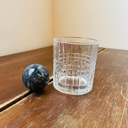 Whiskey Glass & Stone Ball Set