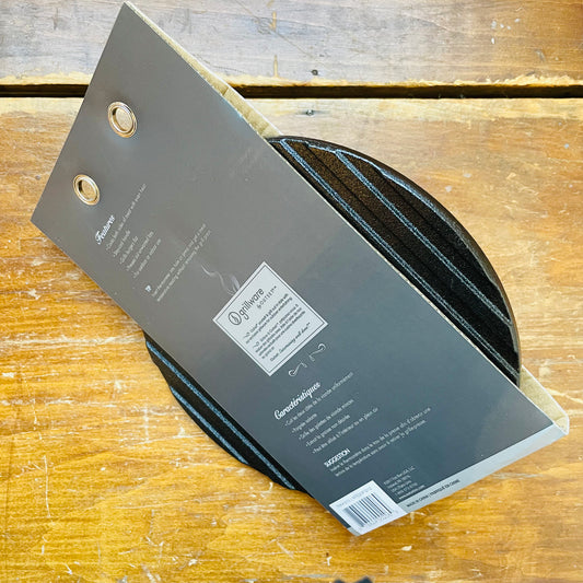 Outset Cast Iron Round Grill Press