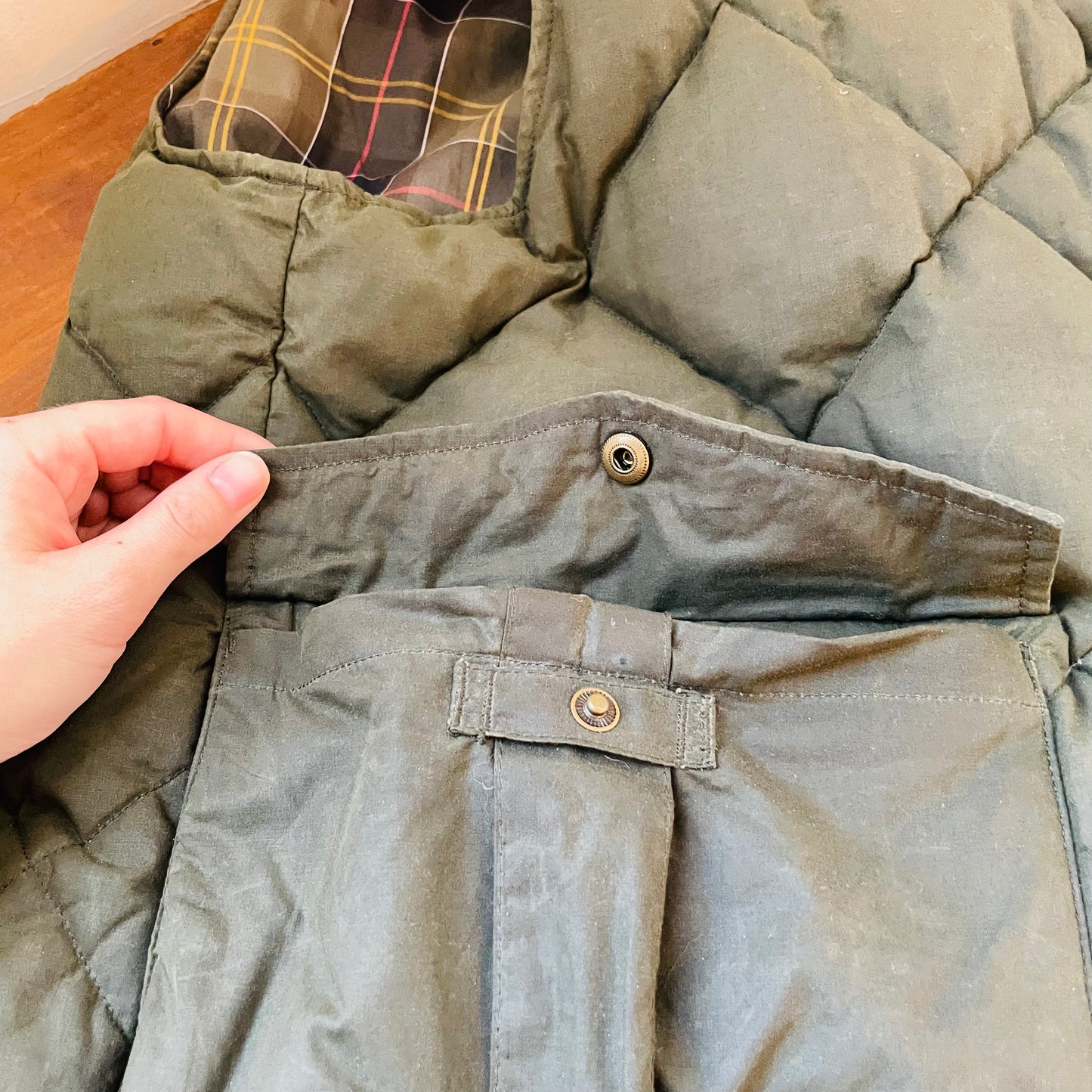 Barbour Quilted Vest XL- Vintage