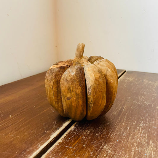 Poplar Wood Pumpkin