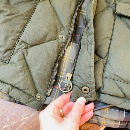 Barbour Quilted Vest XL- Vintage