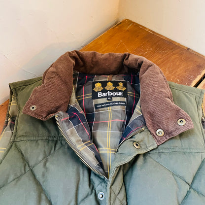 Barbour Quilted Vest XL- Vintage