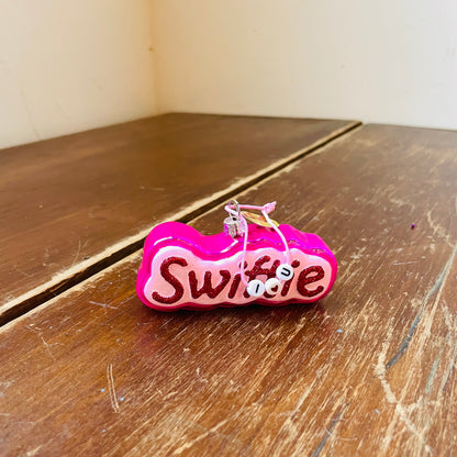 "Swiftie" Ornament with Friendship Bracelet