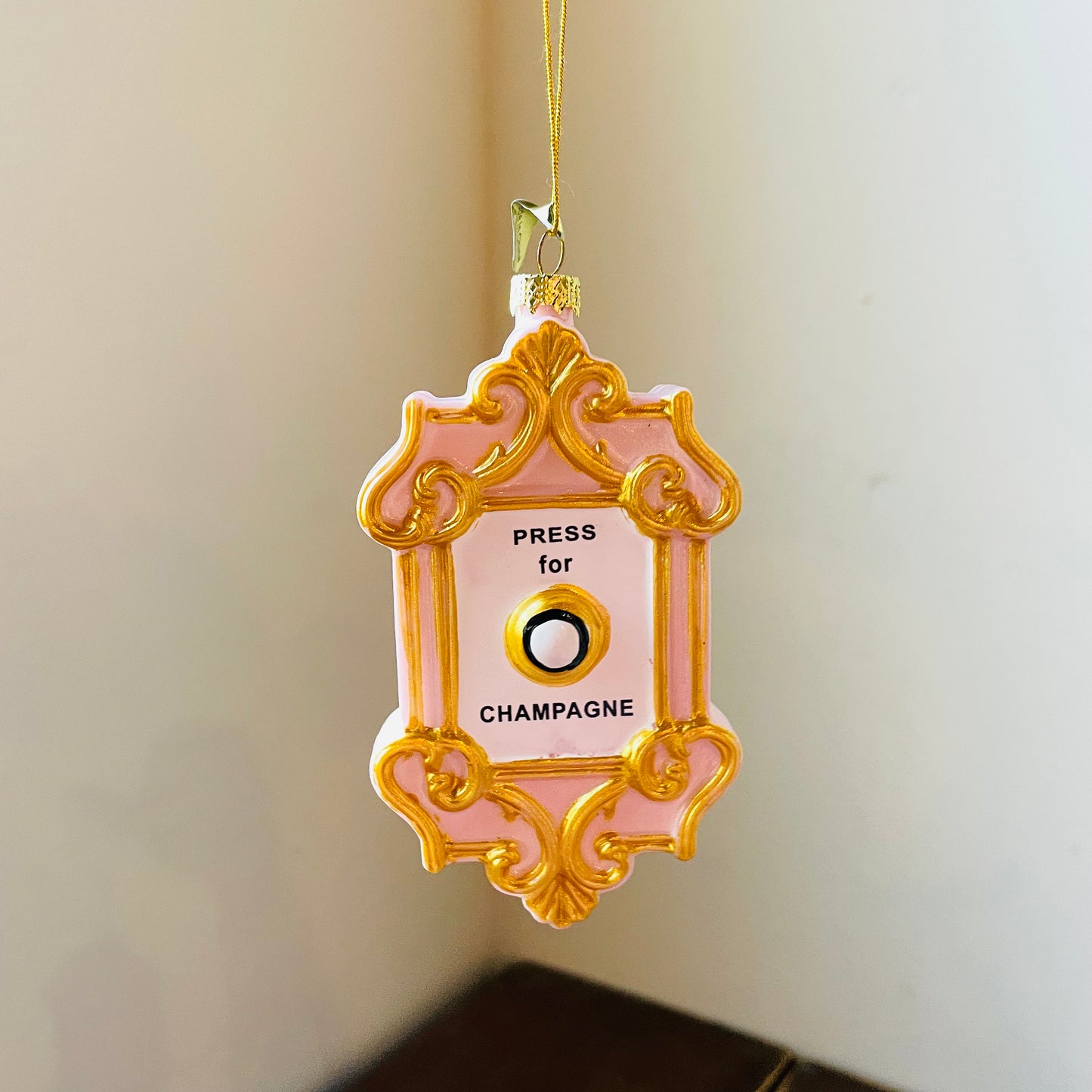 Press Champagne Ornament