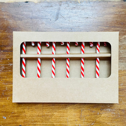 Glass Candy Cane Stir Sticks