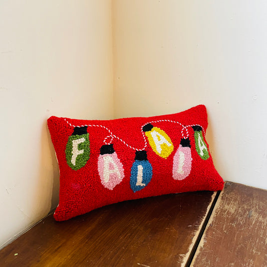 Fa La La Bulbs Pillow