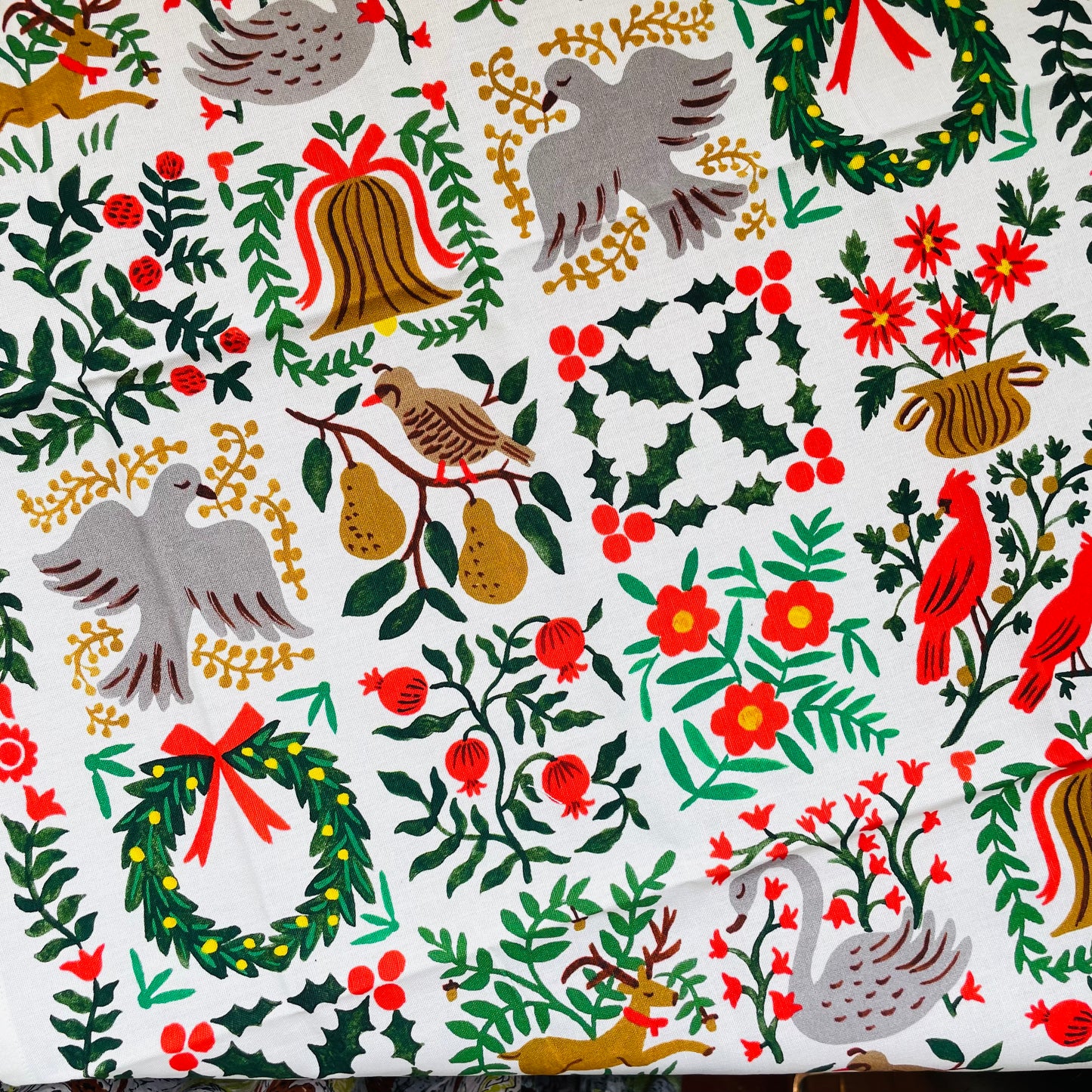 Christmastide Tea Towel