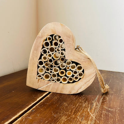 Heart Shapped Bee House