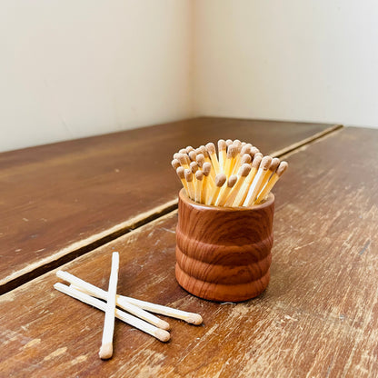 Grain Brown Ceramic Match Holder