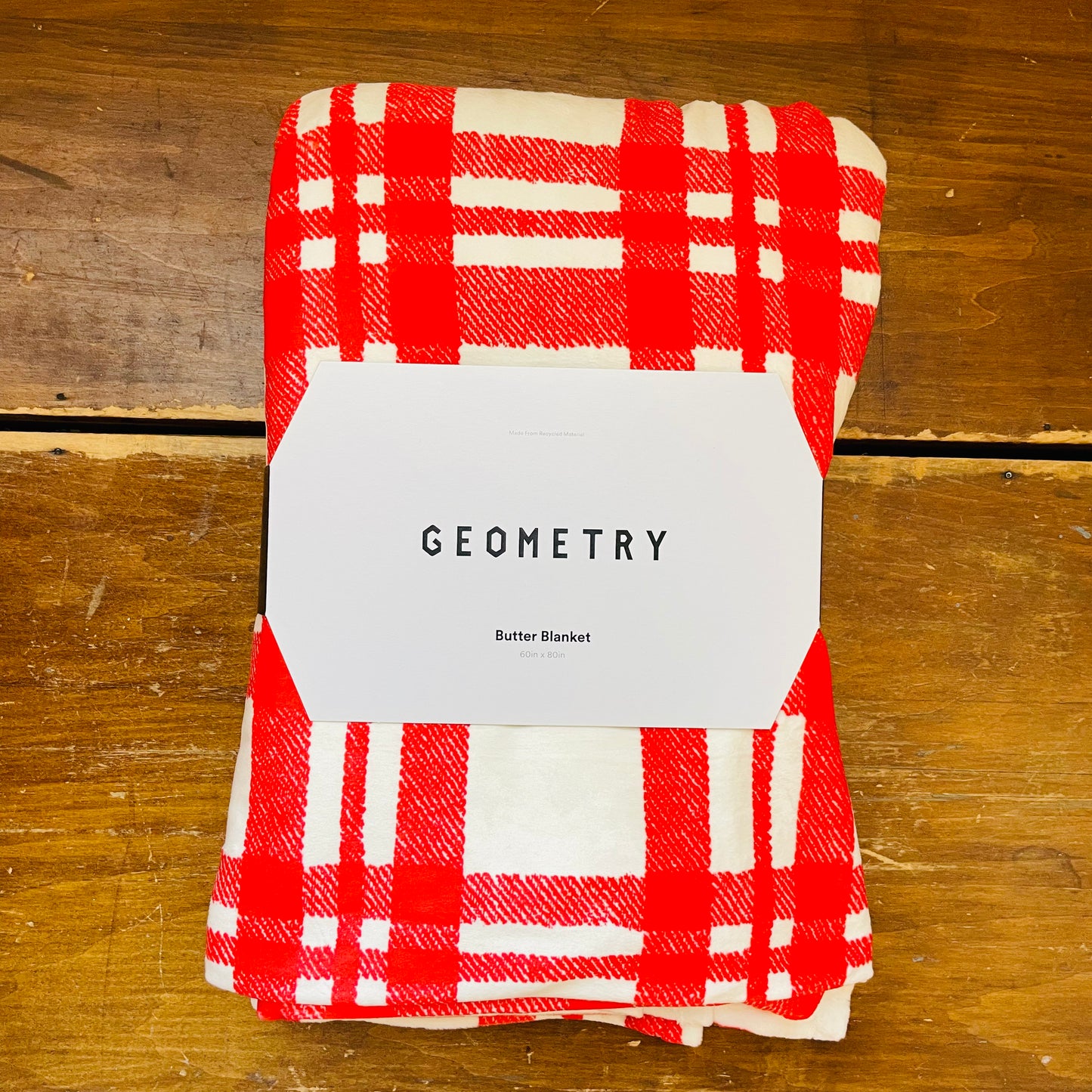 Tartan Butter Blanket: Medium 50" x 60"