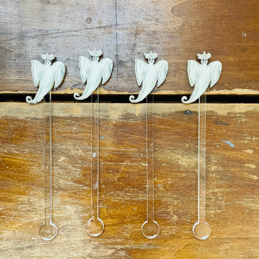 Avant Garde Ghost Acrylic Stir Sticks