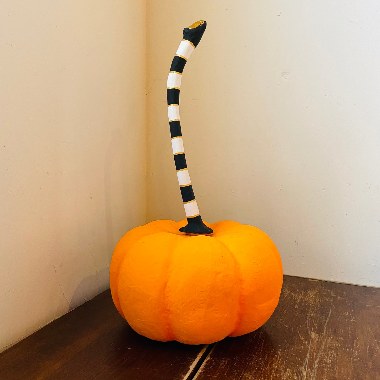 Striped Stem Pumpkin