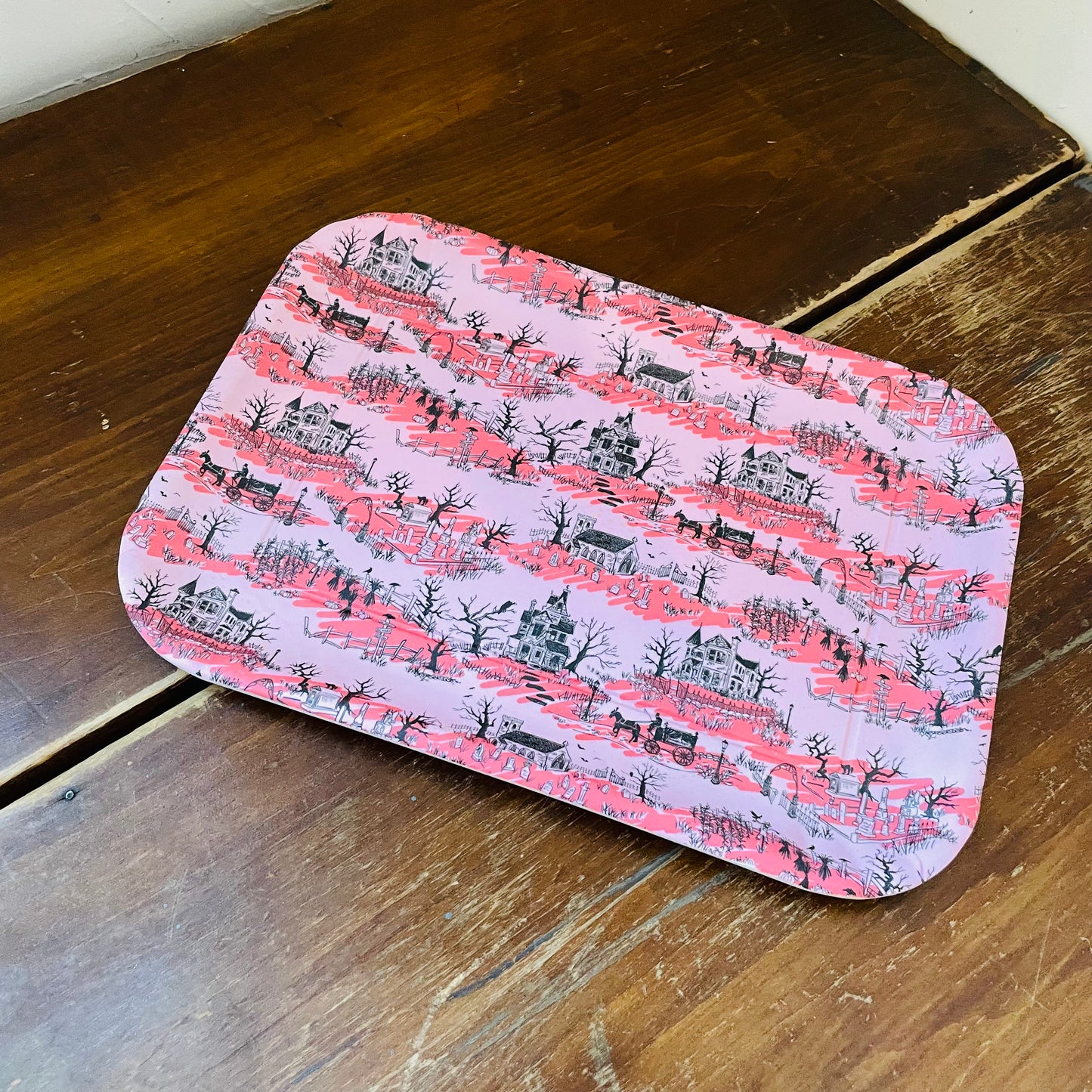 Spooky Toile Melamine Tray