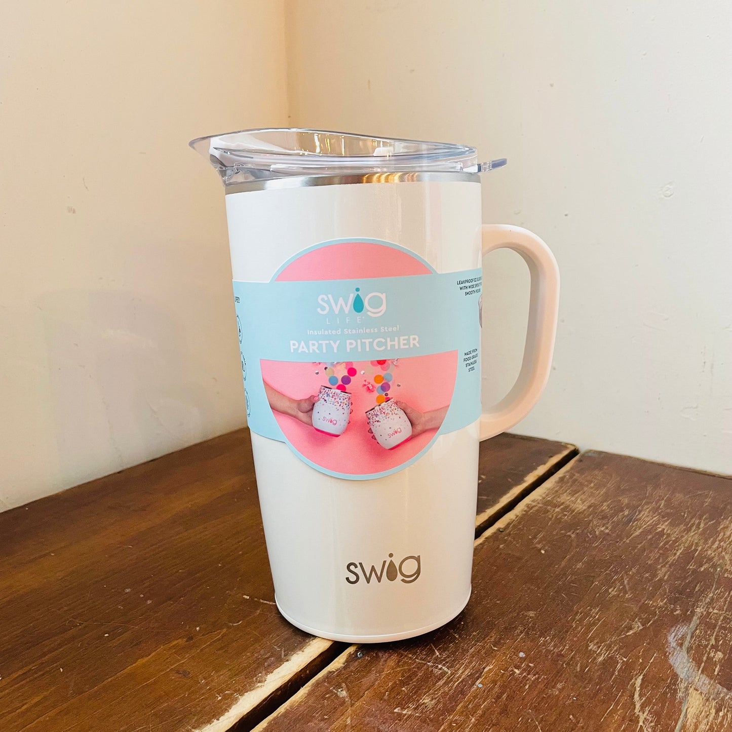 Shimmer Pearl Party Pitcher 64 oz