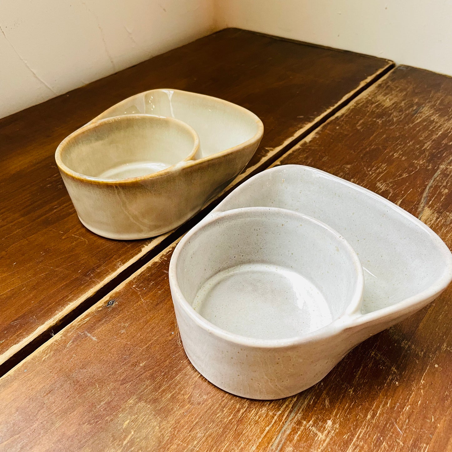 Stoneware Cracker & Soup Bowl