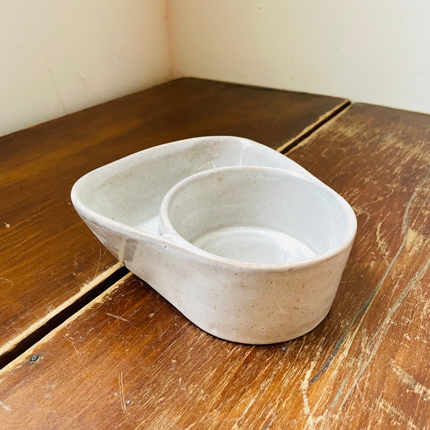 Stoneware Cracker & Soup Bowl