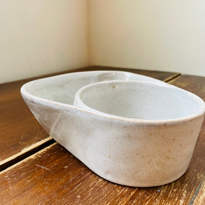 Stoneware Cracker & Soup Bowl