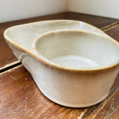 Stoneware Cracker & Soup Bowl