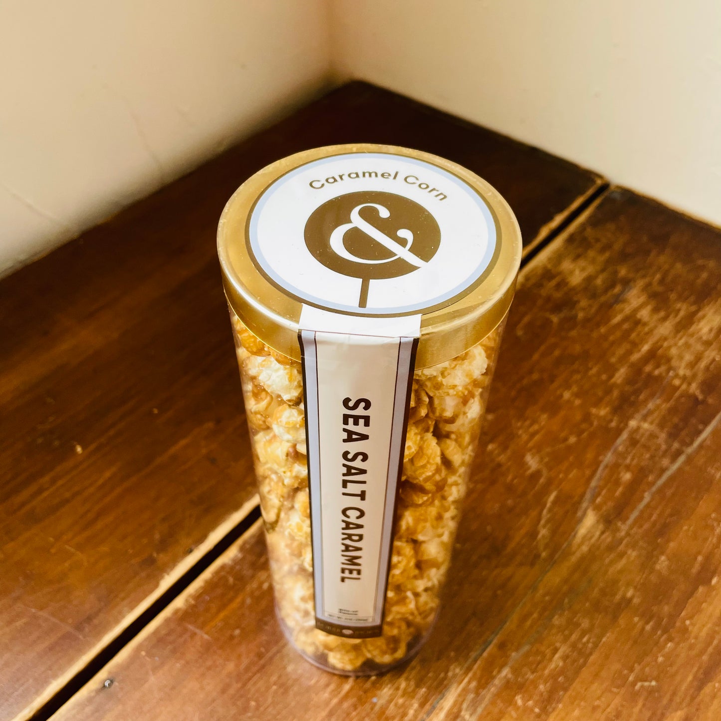 Sea Salt Caramel Popcorn Tube