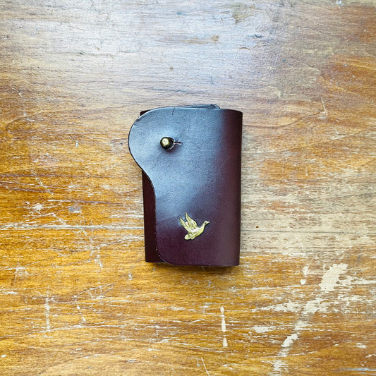 Leather Key Holder w/ Duck- Vintage