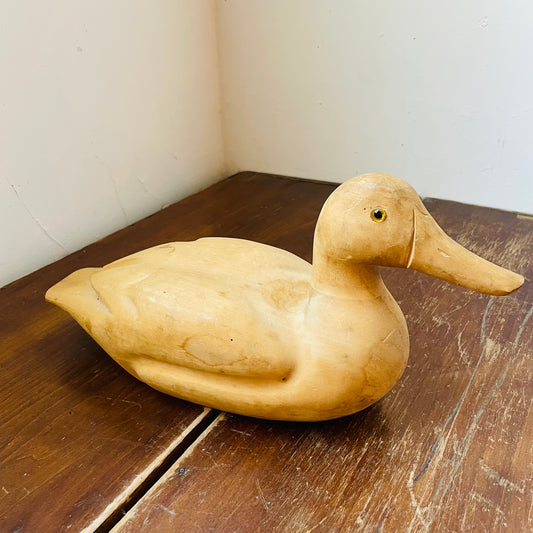 Raw Wood Mallard- Vintage