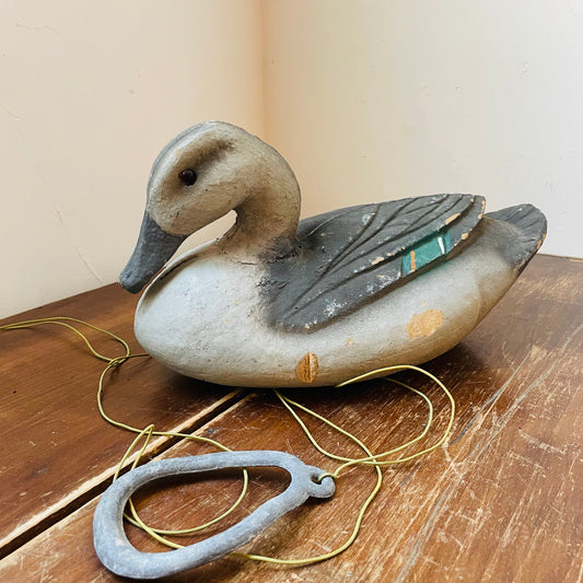 Paper Mache Duck Decoy- Vintage