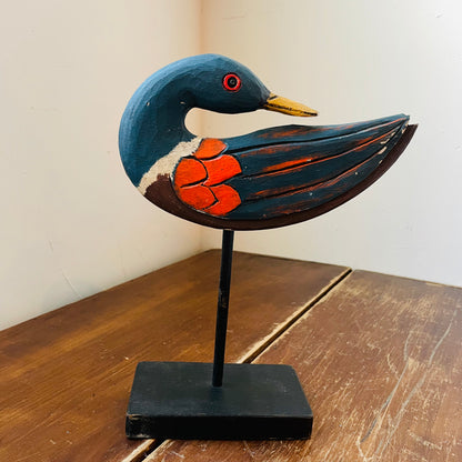 Folkart Duck on Stand- Vintage