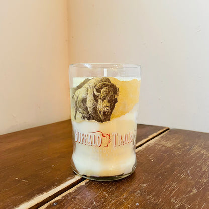 Buffalo Trace Liquor Bottle Candle