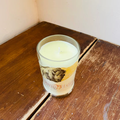 Buffalo Trace Liquor Bottle Candle