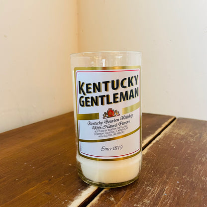 Kentucky Gentleman Liquor Bottle Candle