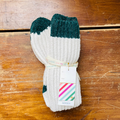 Snow Bunny Slipper Sock