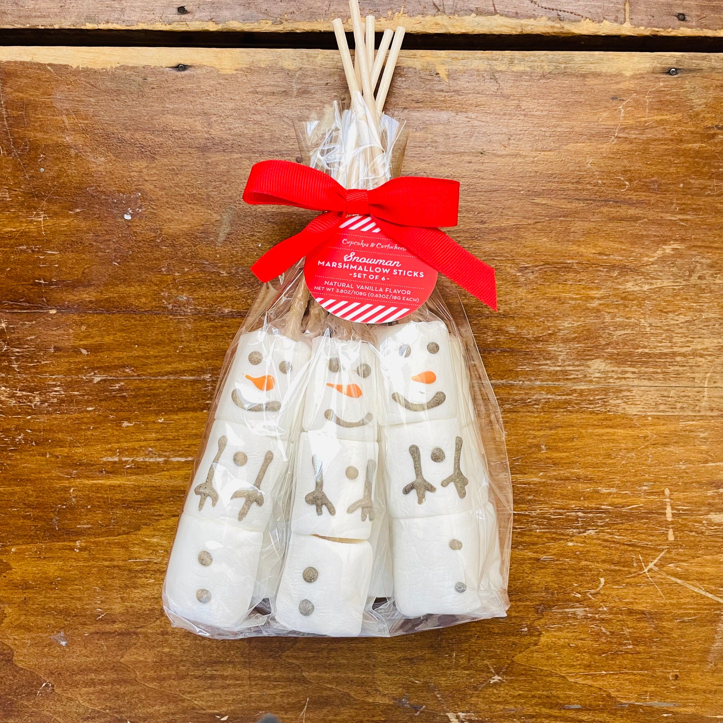 Marshmallow Snowmen Sticks