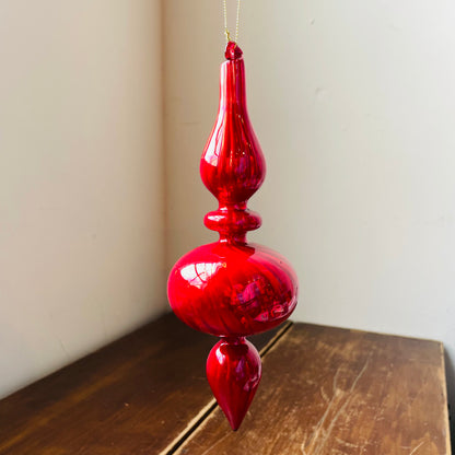 Blown-glass Finial Ornament