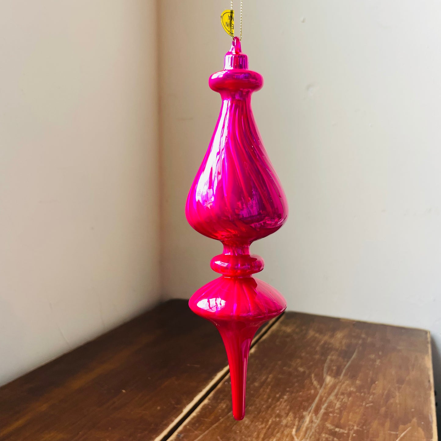 Blown-glass Finial Ornament