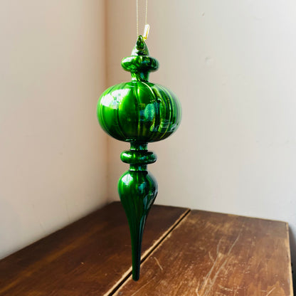 Blown-glass Finial Ornament