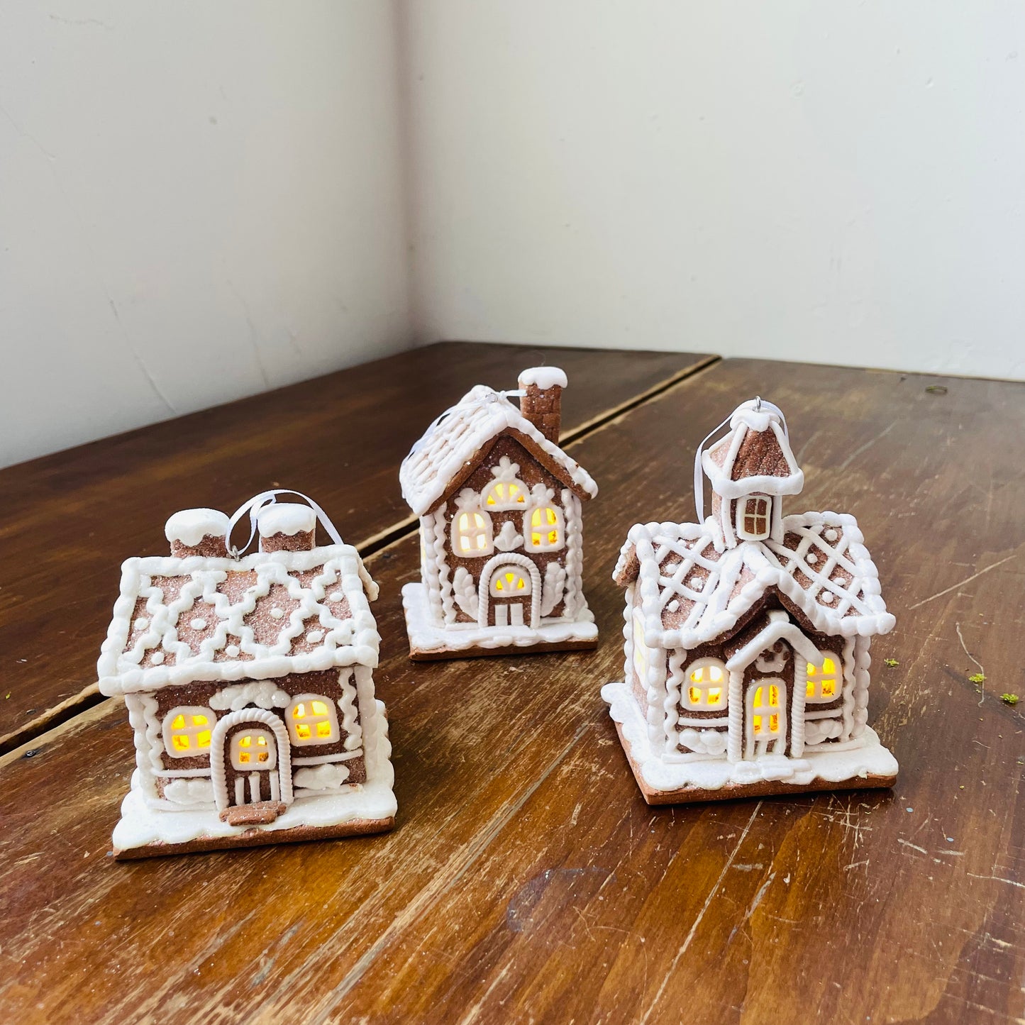 Light Up Gingerbread House Ornament