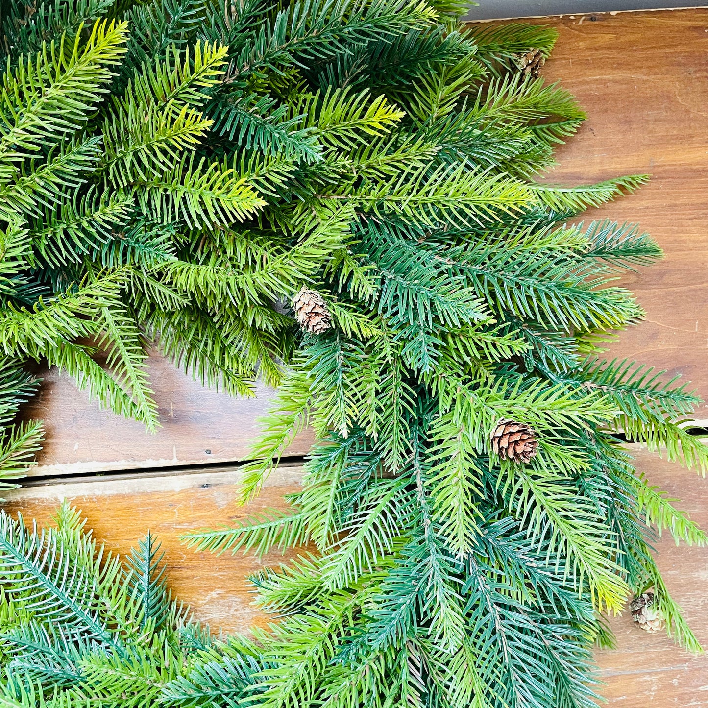 Cedar & Mini Pinecone Wreath