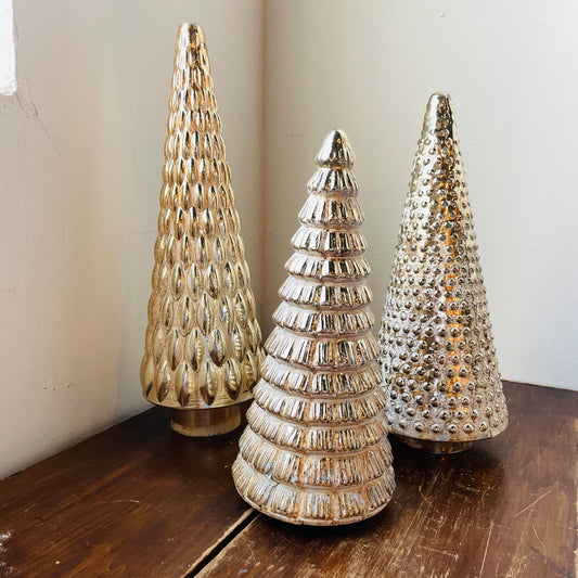 Champagne Design Set of 3 Trees