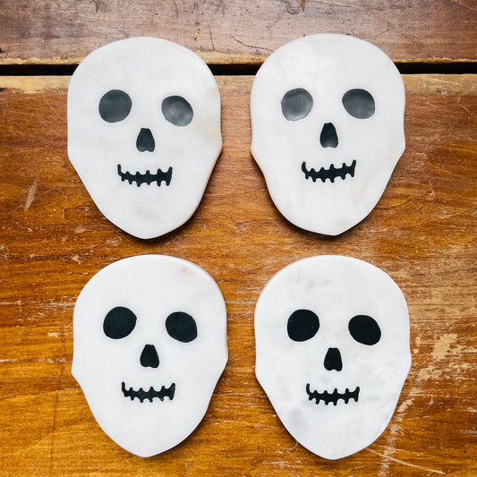 Skull Marble Coasters