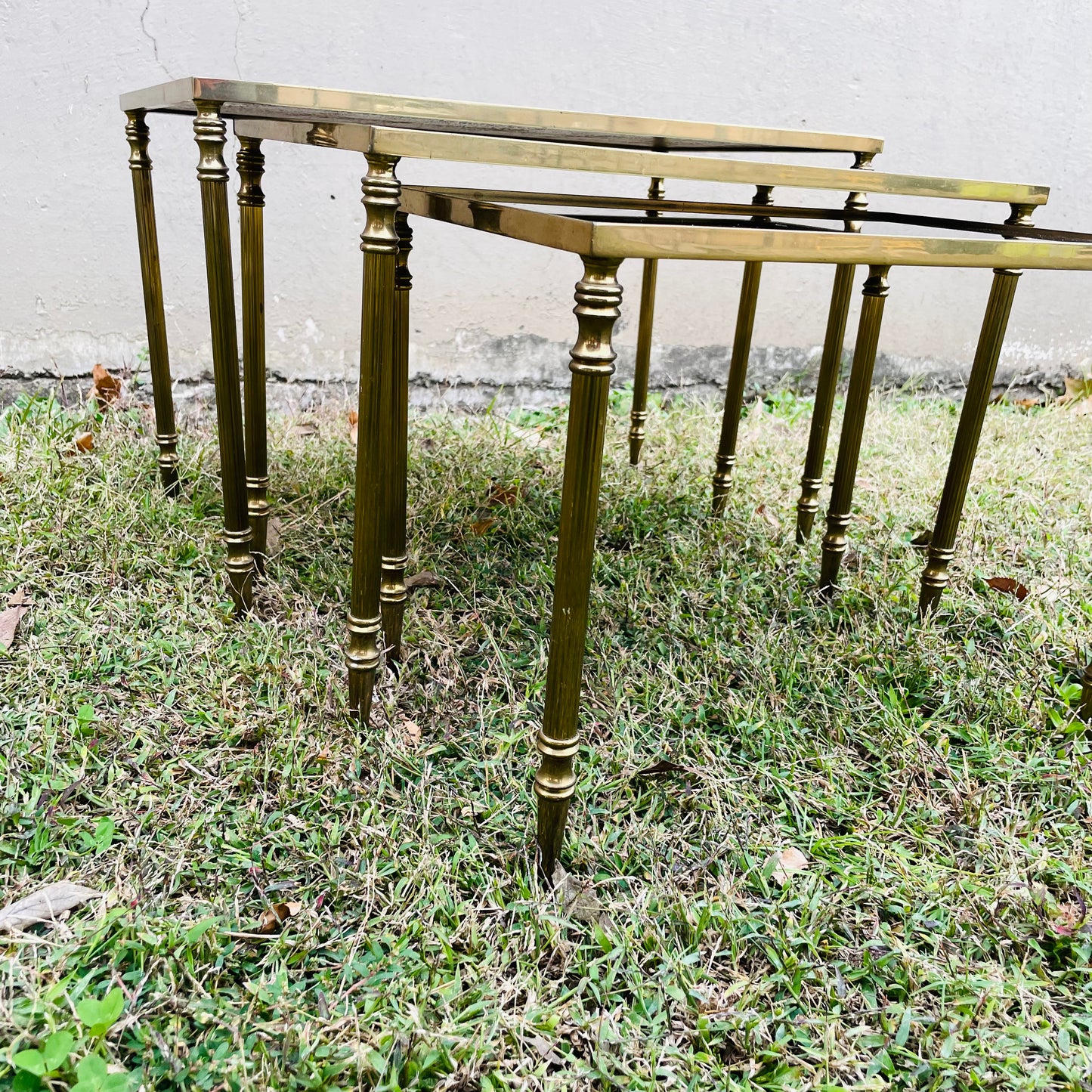 German Neoclassical Nesting Tables- Vintage