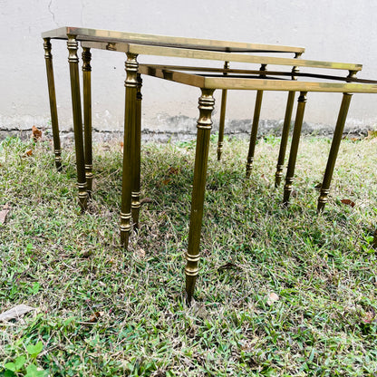 German Neoclassical Nesting Tables- Vintage