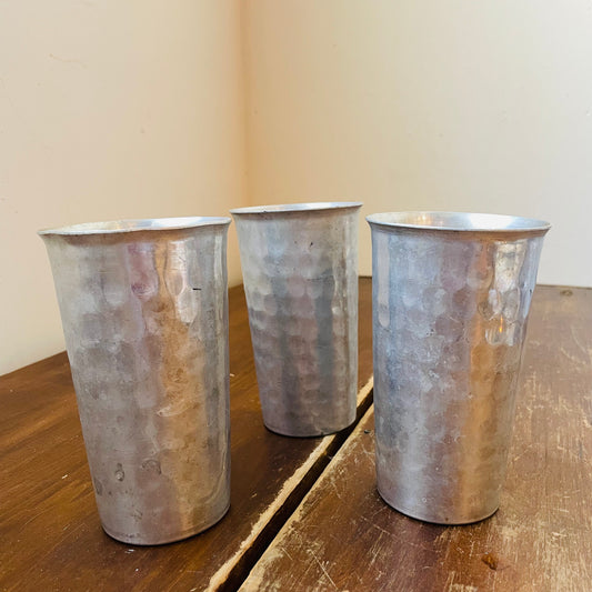 Everlast Aluminum Drinking Cups- Set of 3- Vintage