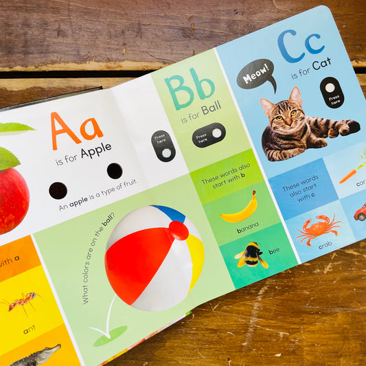 Noisy ABC: A Noisy Introduction to First Words with 26 Spoken Words