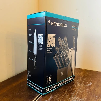 Henckels Solution 16-pc Self-Sharpening Knife Block Set