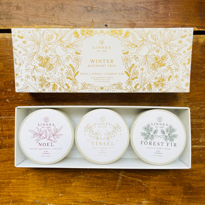 Winter Discovery Candle Trio