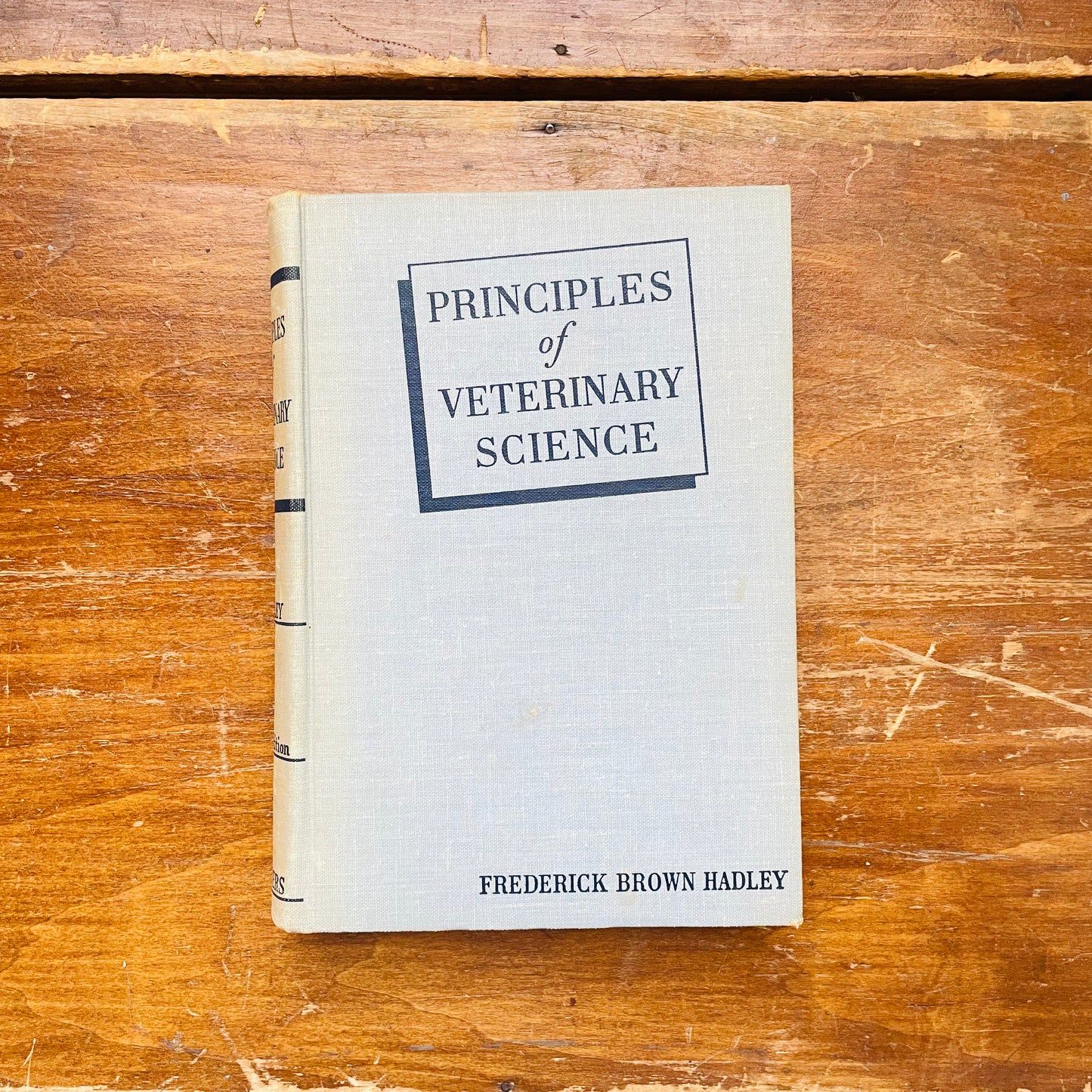 "The Principles of Veterinary Science" Vintage Agriculture Textbook- Vintage