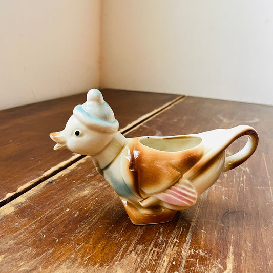Duck with Hat Creamer Pitcher- Vintage